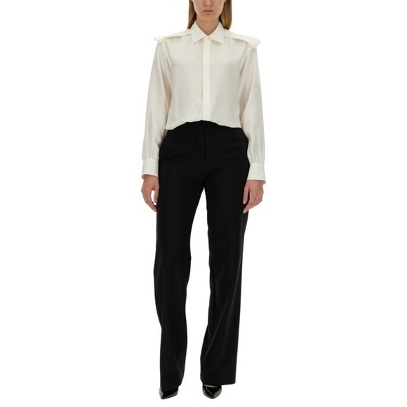 Burberry White Mulberry Silk Shirt - NWT